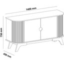 Ver imagem 7 de Aparador Buffet Artely Vivaldi Cinamomo Off White