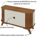 Ver imagem 6 de Aparador Buffet Artely Vivaldi Cinamomo Off White