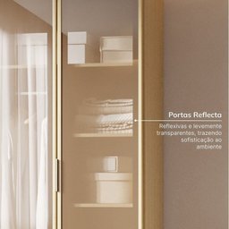 Guarda-Roupa Modulado 4 Peças 8 Portas com 4 Portas Reflecta Jade Cabecasa Madeiramadeira - 7