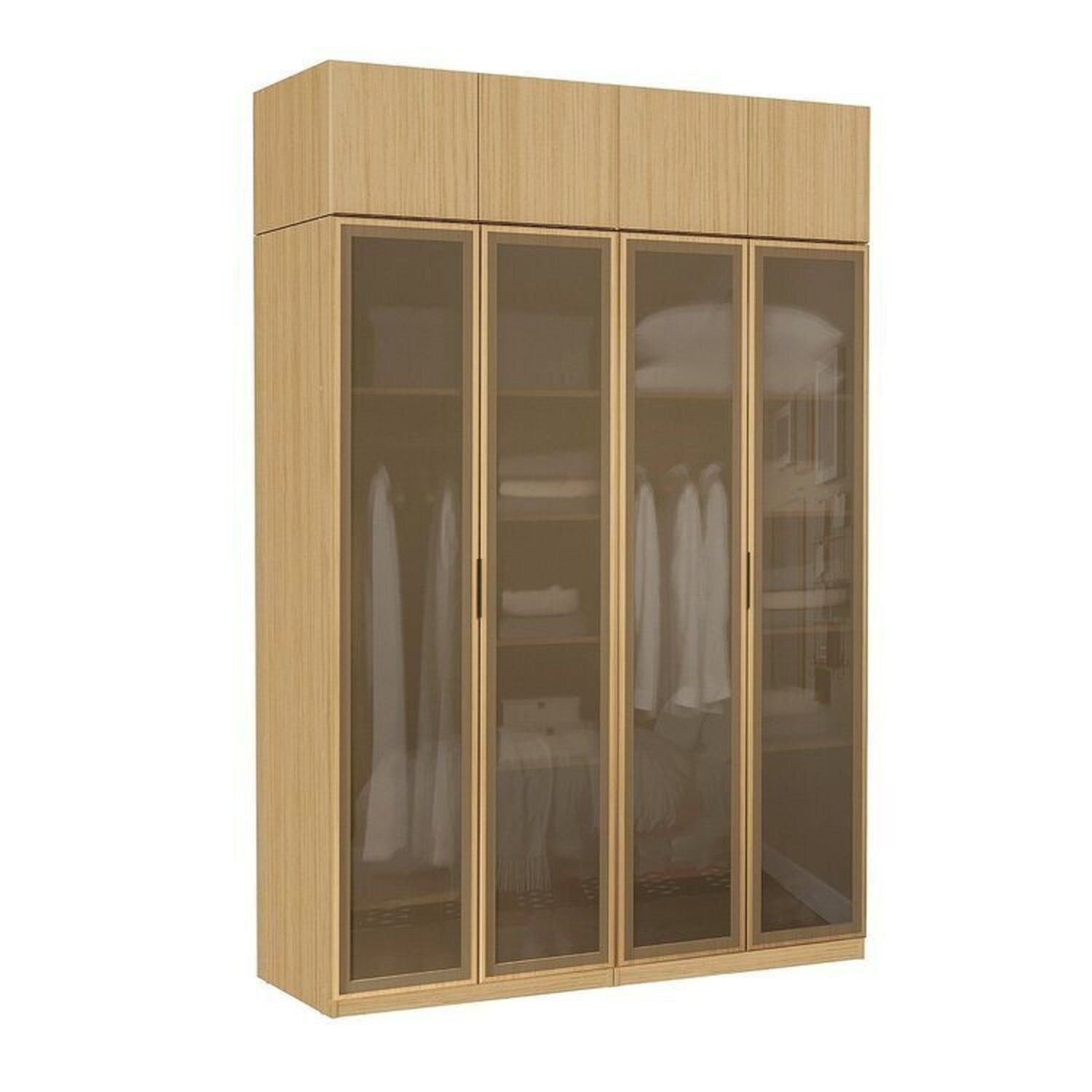Guarda-roupa Modulado 4 Peças 8 Portas Jade Cabecasa Madeiramadeira - 15