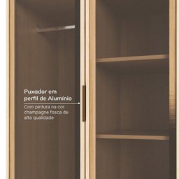 Guarda-Roupa Modulado 4 Peças 8 Portas com 4 Portas Reflecta Jade Cabecasa Madeiramadeira - 6