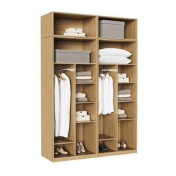 Guarda-roupa Modulado 4 Peças 8 Portas Jade Cabecasa Madeiramadeira - 5