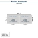 Ver imagem 2 de Guarda Roupa Planejado 4 Peças 8 Portas e Maleiro Jade CabeCasa MadeiraOriginals Amarelo/Avelã