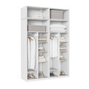 Ver imagem 5 de Guarda Roupa Planejado 4 Peças 8 Portas Jade CabeCasa MadeiraOriginals Branco/Fosco/Avelã