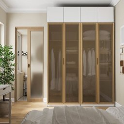 Guarda-roupa Modulado 4 Peças 8 Portas Jade CabeCasa MadeiraMadeira - 1