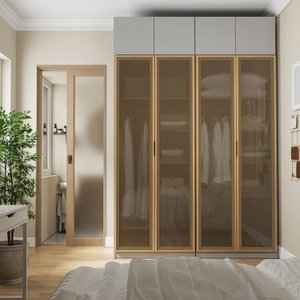 Guarda-roupa Modulado 4 Peças 8 Portas Jade CabeCasa MadeiraMadeira