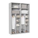 Ver imagem 5 de Guarda Roupa Planejado 4 Peças 8 Portas Jade CabeCasa MadeiraOriginals Cinza/Urbano/Avelã