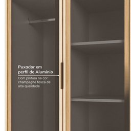 Guarda-roupa Modulado 4 Peças 8 Portas Jade CabeCasa MadeiraMadeira - 6