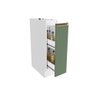 Nicho Porta Condimentos Celeste Kappesberg 100% Mdf Branco/verde 20cm - 2
