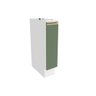 Nicho Porta Condimentos Celeste Kappesberg 100% Mdf Branco/verde 20cm - 1
