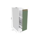 Ver imagem 6 de Nicho Porta Condimentos Celeste Kappesberg 100% Mdf Branco/verde 20cm