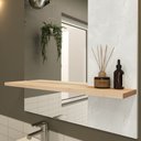 Ver imagem 5 de Conjunto para Banheiro 60 Cm Baltico Bsi Branco Faia e Cristal