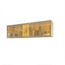 Ver imagem 3 de Módulo Guarda-Roupa Aéreo Reflecta 5 Portas com LED 100% MDF Concept Bege/Off White