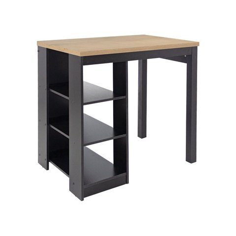 Balcão Ilha de Cozinha 90cm 3 Prateleiras