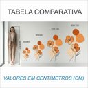 Ver imagem 4 de Adesivo Floral Boho Laranja Estilo Nórdico 50x90 Minimalista Abstrato
