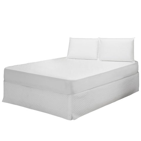 Protetor de Colchão Impermeável King 1 Peça 100% Polipropileno - Branco