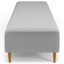 Ver imagem 7 de Kit 02 Puffs Decorativo Sala de Estar Bali W01 Pés Palito 170x60cm Bouclê Cinza - Lyam Decor