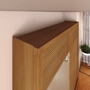 Ver imagem 7 de Guarda-Roupa 2 Portas de Correr com Espelho e 03 Gavetas em 100% MDF Thales Marrom/Nature