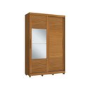 Ver imagem 2 de Guarda-Roupa 2 Portas de Correr com Espelho e 03 Gavetas em 100% MDF Thales Marrom/Nature