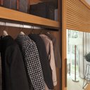 Ver mais imagens de Guarda-Roupa 2 Portas de Correr com Espelho e 03 Gavetas em 100% MDF Thales Marrom/Nature