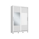 Ver imagem 3 de Guarda-Roupa 2 Portas de Correr com Espelho e 03 Gavetas em 100% MDF Thales Branco