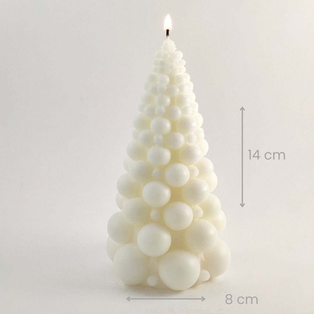 Vela de Natal Árvore Bubble para Decoração - 4