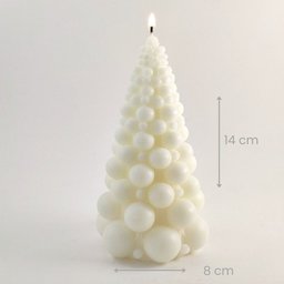Vela de Natal Árvore Bubble para Decoração - 4