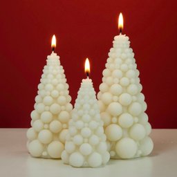 Vela de Natal Árvore Bubble para Decoração - 1