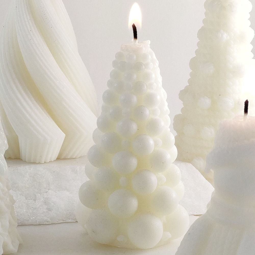 Vela de Natal Árvore Bubble para Decoração - 7