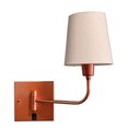 Ver imagem 4 de Arandela Luminária de Parede Clássico Articulável Cobre com Cúpula Bege Decoração Iluminação