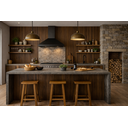 Ver mais imagens de Painéis Ripados Wpc 18mm Tabaco 290x16cm - Revestimento Decorativo Parede Sala Quarto Cozinha