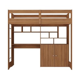 Cama de Solteiro Zwork 2 Portas com Escrivaninha Multifuncional Yescasa - 5