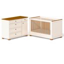 Ver imagem 3 de Conjunto Dormitório 1 Berço 1 Cômoda Baby Ananda Casatema MadeiraOriginals