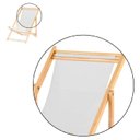 Ver imagem 6 de Cadeira Espreguiçadeira Dobrável Madeira Maciça Natural