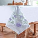 Ver imagem 2 de Toalha de Mesa Retangular 8 Lugares Dália Guga Tapetes