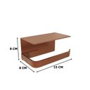 Ver imagem 3 de Porta Papel Higiênico Stander Suporte para Celular Rose