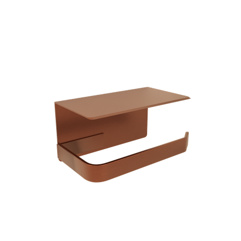 Porta Papel Higiênico Stander Suporte para Celular Rose