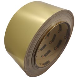 Fita de Borda Ouro Aluminium Metalica 32mm X 20m Moveis Acabamento Revestimento Metalico - 10