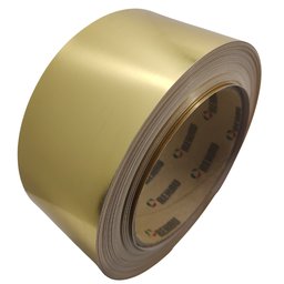 Fita de Borda Ouro Aluminium Metalica 32mm X 20m Moveis Acabamento Revestimento Metalico - 4