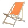 Cadeira Espreguiçadeira Dobrável Madeira Maciça Natural - 1