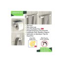 Ver imagem 6 de Kit de Acessórios para Banheiro Adesivo 4 Pcs Branco F.elg
