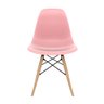Conjunto Mesa Infantil Eiffel Branco + 2 Cadeira Eiffel Infantil Rosa Abra Casa - 3