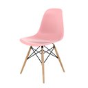 Ver imagem 2 de Conjunto Mesa Infantil Eiffel Branco + 2 Cadeira Eiffel Infantil Rosa Abra Casa