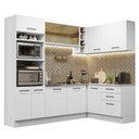 Ver imagem 3 de Armário de Cozinha Completa de Canto 399cm Branco Agata Madesa 01