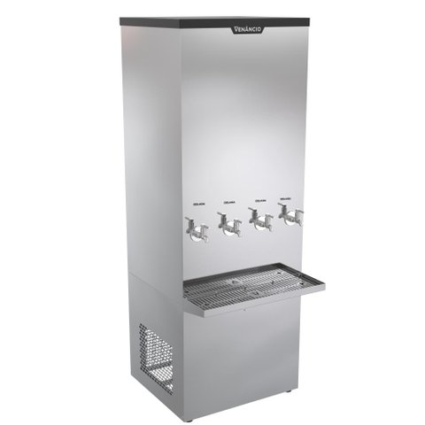 Bebedouro Industrial 200 Litros Venâncio Inox 4 Torneiras Geladas 127v Bi200l-50691