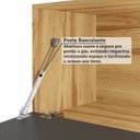 Ver mais imagens de Balcão de Cozinha 80cm com 1 Porta Basculante 1 Gavetão e Tampo 100% MDF Vicenza Espresso Móveis Cinza/Amêndoa/Chumbo