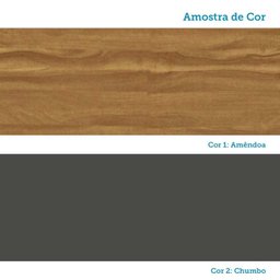 Paneleiro Torre Quente com 2 Portas 2 Gavetas e Espaço Micro-ondas 100% Mdf Vicenza Espresso Móveis - 11