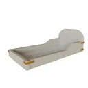 Ver imagem 3 de Cama Montessoriana Solteiro Infantil Almofadada Mavi Bege/Caramelo