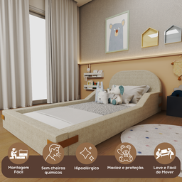 Cama Montessoriana Solteiro Infantil Mavi - 9