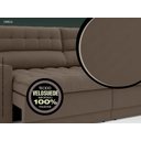 Ver imagem 6 de Sofá Omega 2,00m Assento Retrátil e Reclinável Velosuede - Netsofas - Marrom